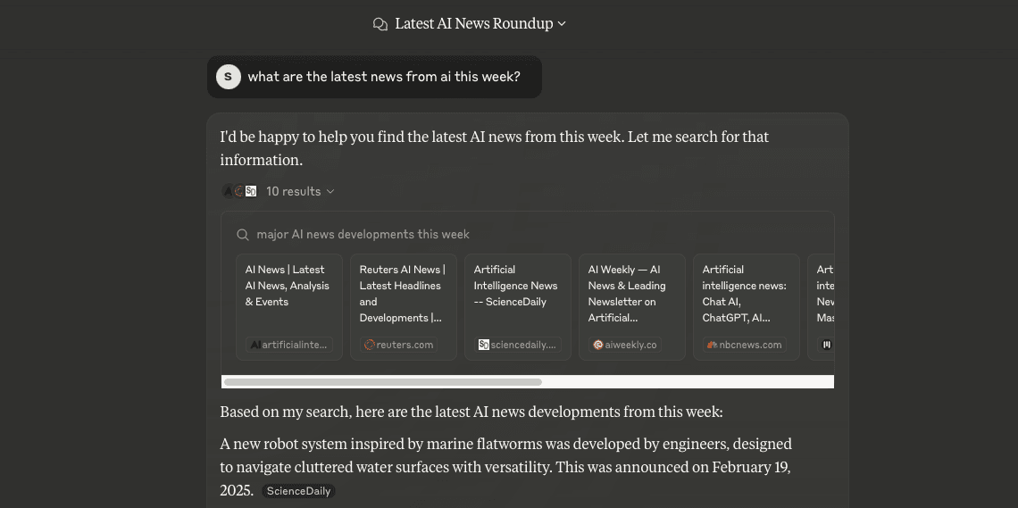 OMG! Claude Just Got Web Search and It's Actually Not Lame?!